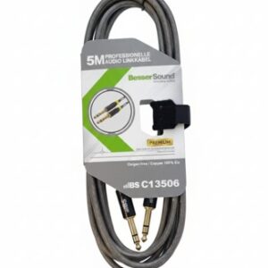 CABLE 1/4 STEREO A 1/4 STEREO 5M BESSER SOUND